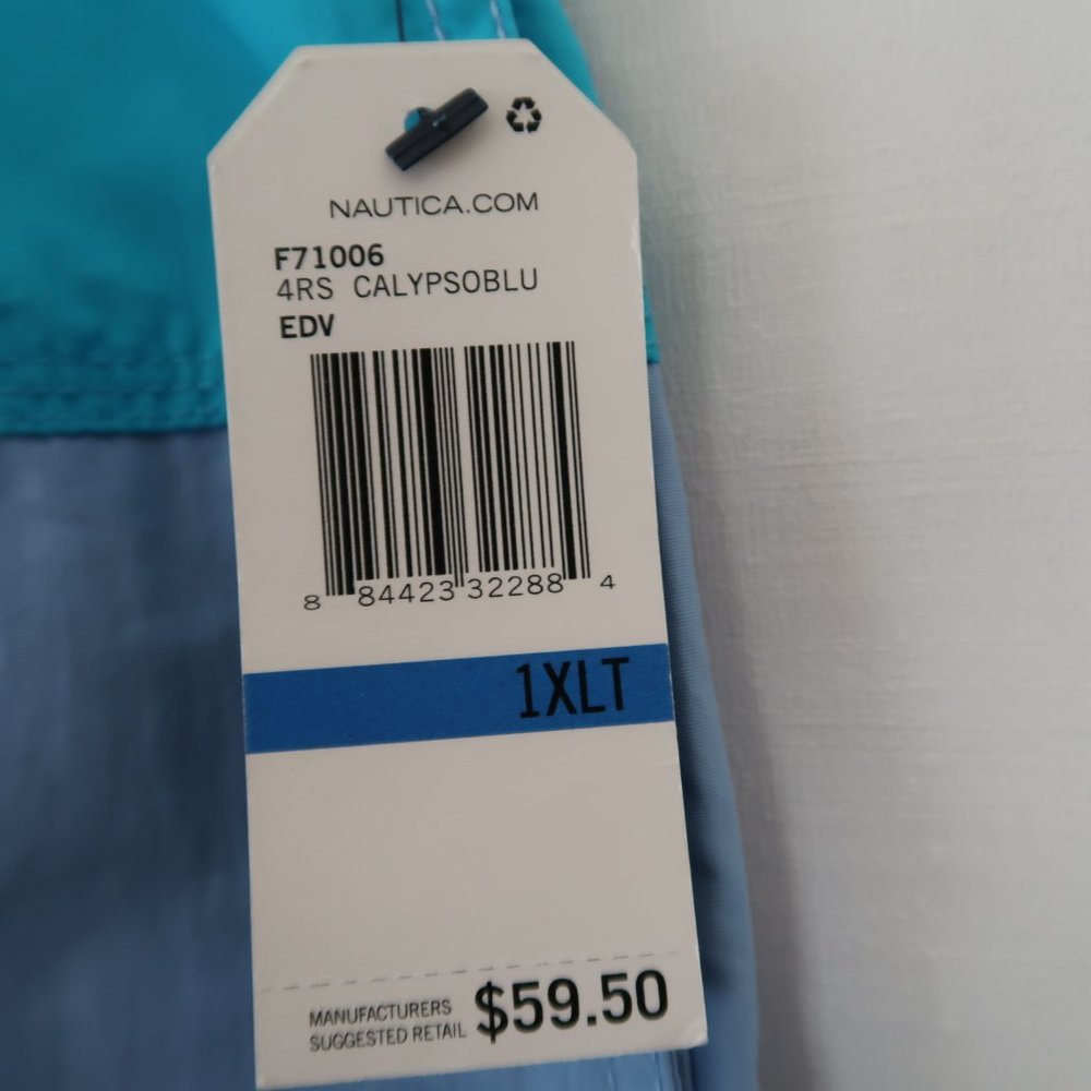 SOLD | Nautica Quick Dry Colorblock Swim Trunks - Picture 6 of 8